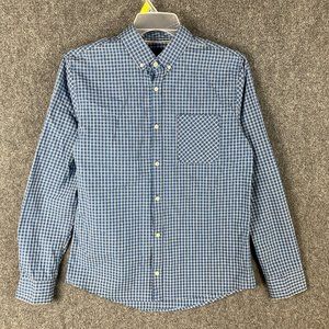 Brunswick Button Down Shirt Men's Small Classic Fit Long Sleeve Blue 100% Cotton